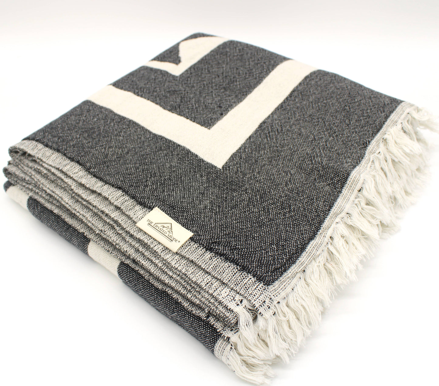 Turkish Cotton Pyramid Throw Blanket